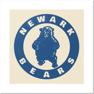 Classic Newark Bears Baseball Posters and Art